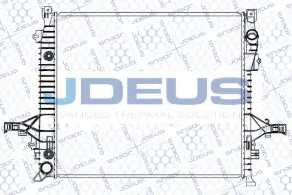 Радиатор, охлаждение двигателя JDEUS 031M16