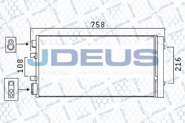 Конденсатор, кондиционер JDEUS 723M90