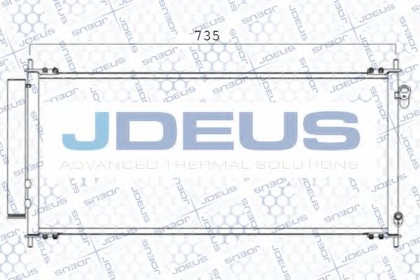 Конденсатор, кондиционер JDEUS 713M36