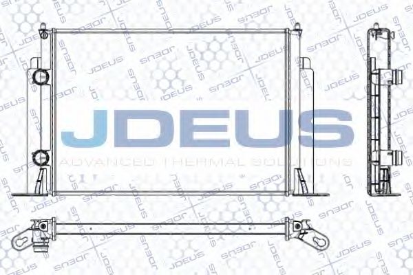 Радиатор, охлаждение двигателя JDEUS RA0110861