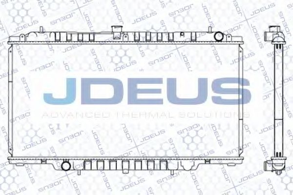 Радиатор, охлаждение двигателя JDEUS 019M71