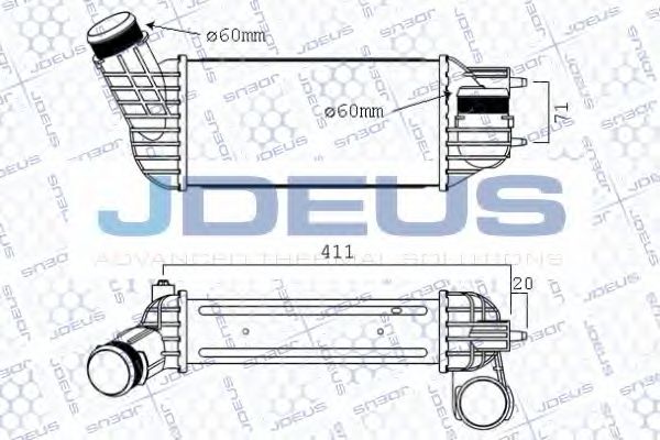 Интеркулер JDEUS 821M40A