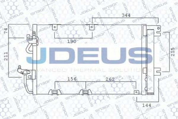 Конденсатор, кондиционер JDEUS 720M60