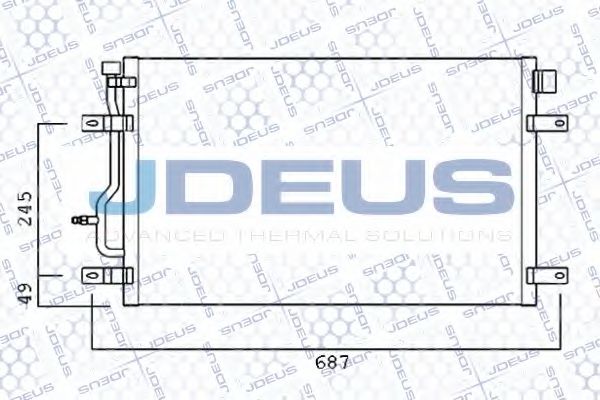 Конденсатор, кондиционер JDEUS 701M35