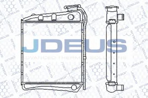 Радиатор, охлаждение двигателя JDEUS RA0990160