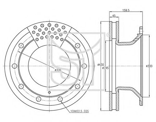 Тормозной диск ST-TEMPLIN 03.110.0251.070