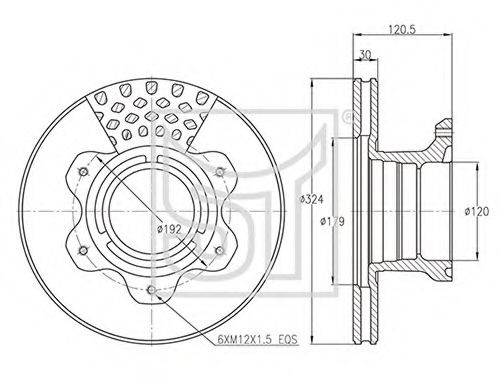 Тормозной диск ST-TEMPLIN 03.110.1926.230