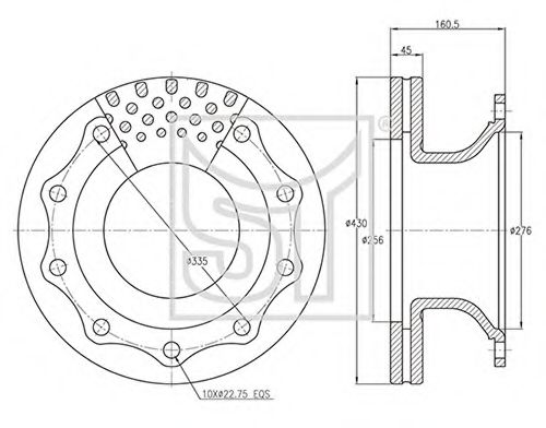 Тормозной диск ST-TEMPLIN 03.110.2402.000
