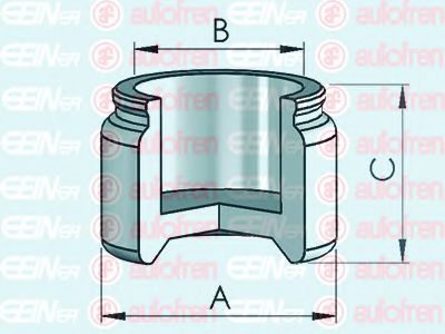 Поршень, корпус скобы тормоза AUTOFREN SEINSA D025139