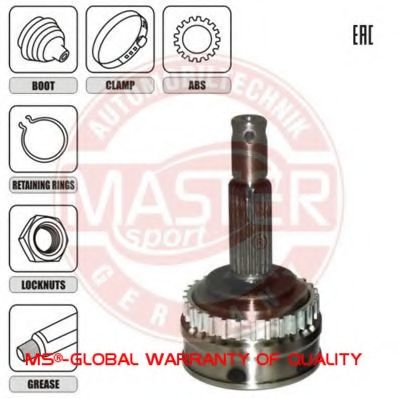 Шарнирный комплект, приводной вал MASTER-SPORT 302069-SET-MS