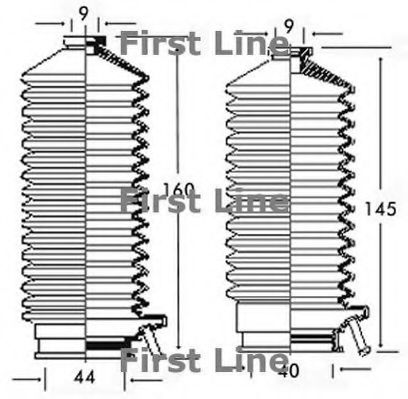 Пыльник, рулевое управление FIRST LINE FSG3135