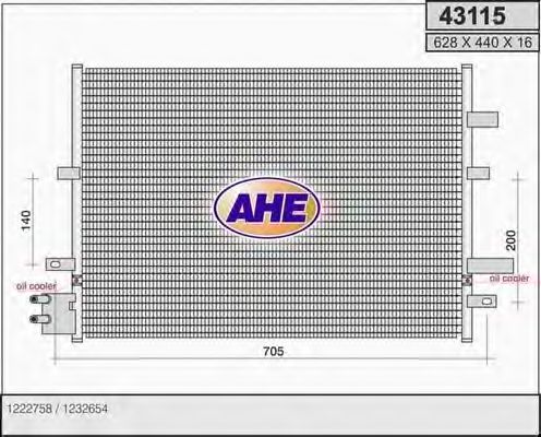 Конденсатор, кондиционер AHE 43115