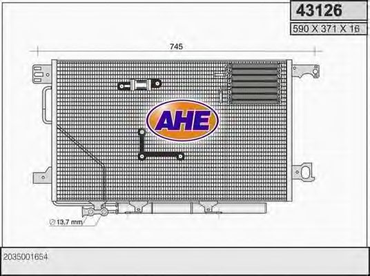 Конденсатор, кондиционер AHE 43126