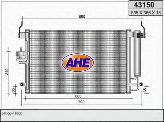 Конденсатор, кондиционер AHE 43150