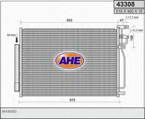 Конденсатор, кондиционер AHE 43308