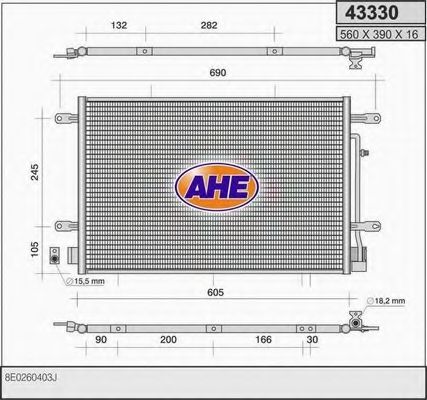 Конденсатор, кондиционер AHE 43330