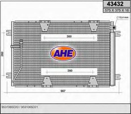 Конденсатор, кондиционер AHE 43432