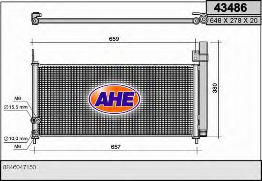 Конденсатор, кондиционер AHE 43486