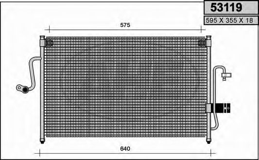 Конденсатор, кондиционер AHE 53119