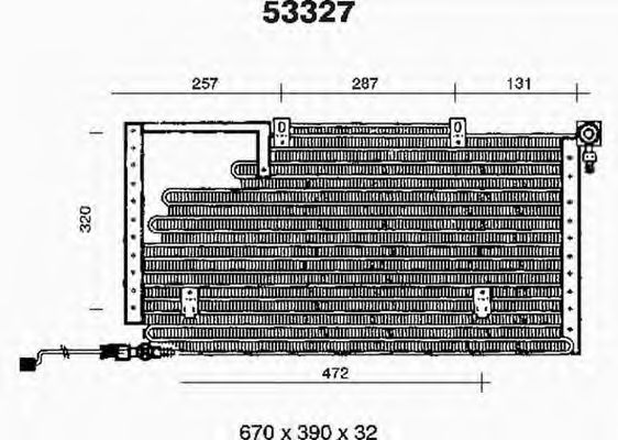 Конденсатор, кондиционер AHE 53327