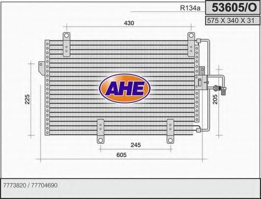 Конденсатор, кондиционер AHE 53605/O