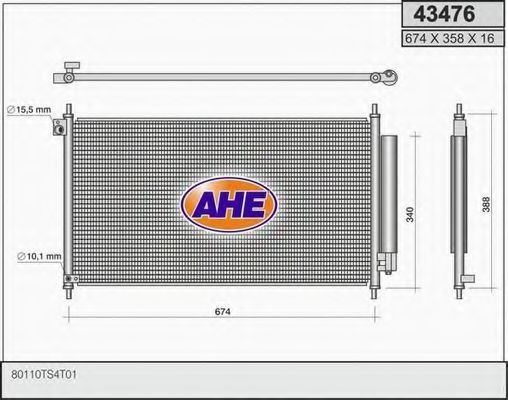 Конденсатор, кондиционер AHE 43476