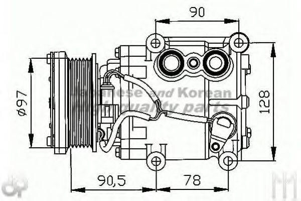 Компрессор, кондиционер ASHUKI M550-76