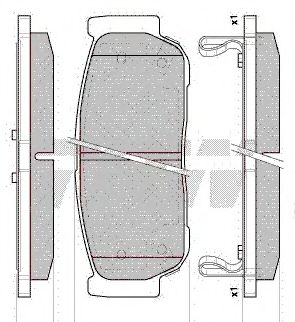 Комплект тормозных колодок, дисковый тормоз ASHUKI SY015-20