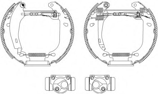 Комплект тормозных колодок HELLA PAGID 8DB 355 003-761