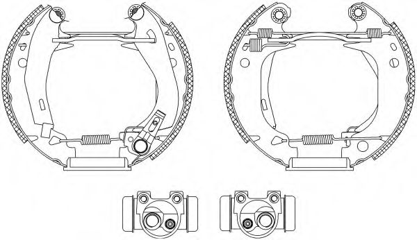 Комплект тормозных колодок HELLA PAGID 8DB 355 003-921