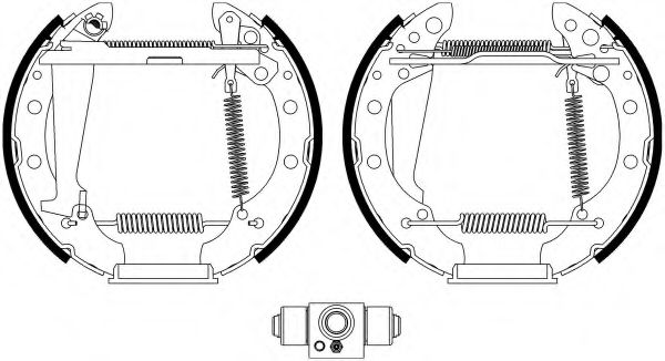 Комплект тормозных колодок HELLA PAGID 8DB 355 022-701