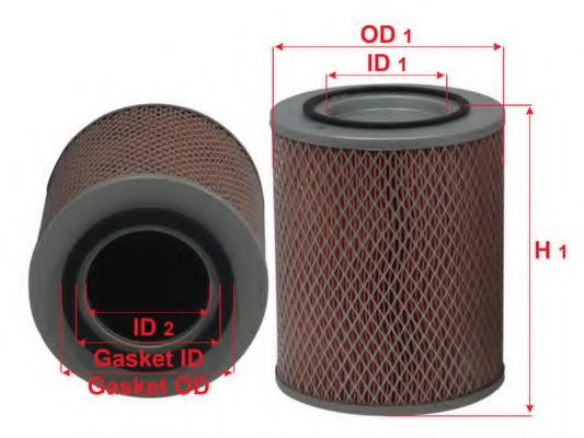 Воздушный фильтр SAKURA  Automotive A-1514