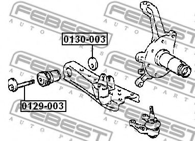 Болт регулировки развала колёс FEBEST 0129003