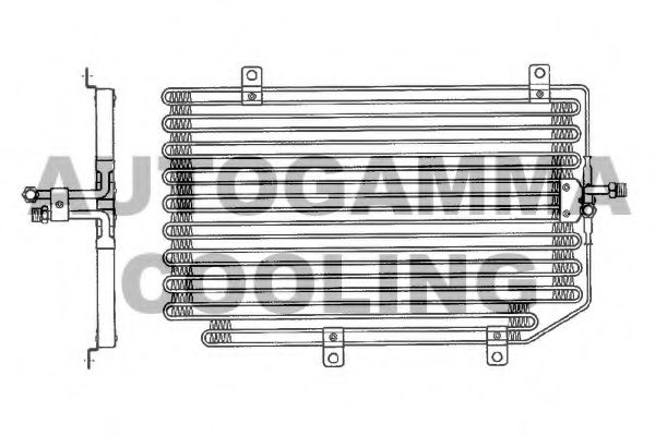 Конденсатор, кондиционер AUTOGAMMA 102594
