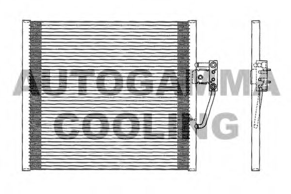 Конденсатор, кондиционер AUTOGAMMA 102609