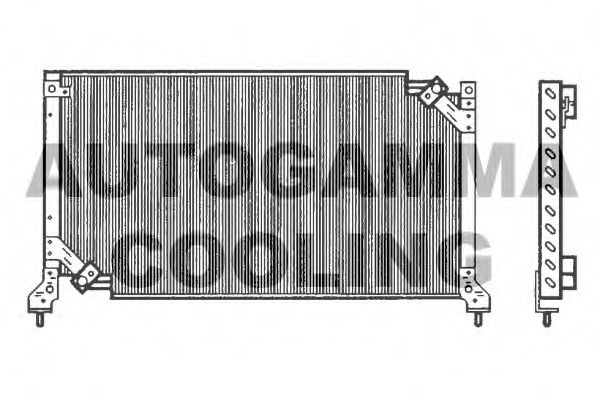 Конденсатор, кондиционер AUTOGAMMA 102788