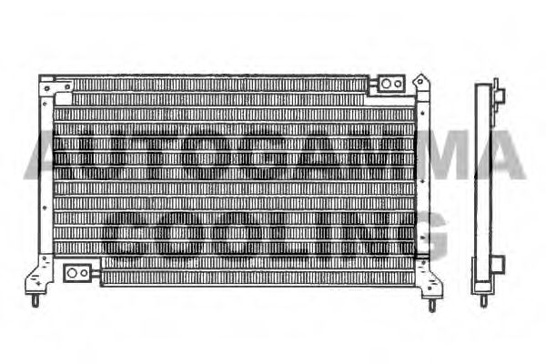 Конденсатор, кондиционер AUTOGAMMA 102789