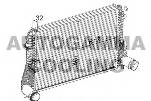 Интеркулер AUTOGAMMA 105637