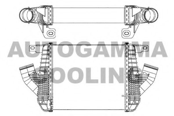 Интеркулер AUTOGAMMA 107511