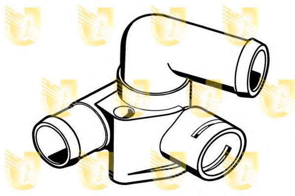 Фланец охлаждающей жидкости UNIGOM 341819