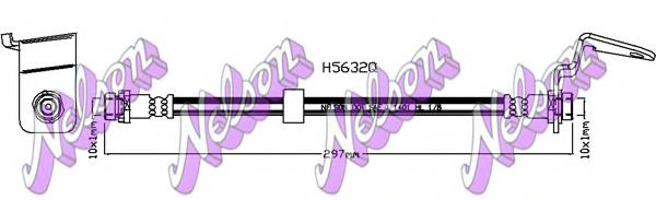 Тормозной шланг Brovex-Nelson H5632Q