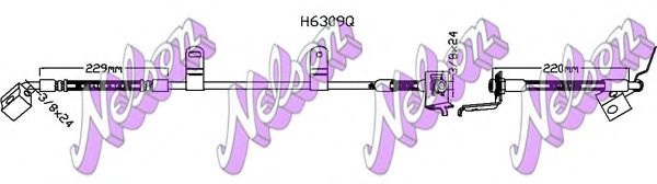 Тормозной шланг Brovex-Nelson H6309Q