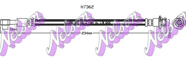 Тормозной шланг Brovex-Nelson H7362