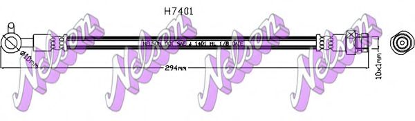 Тормозной шланг Brovex-Nelson H7401