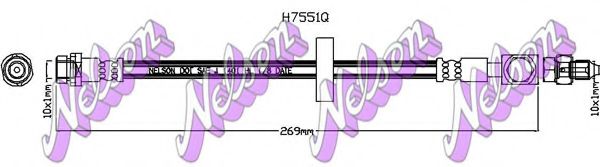 Тормозной шланг Brovex-Nelson H7551Q