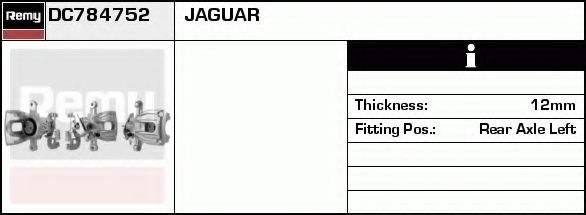 Тормозной суппорт DELCO REMY DC784752
