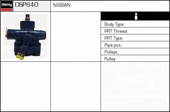 Гидравлический насос, рулевое управление DELCO REMY DSP640