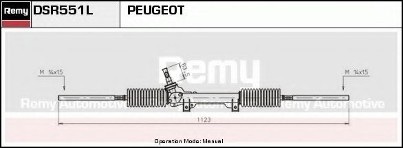 Рулевой механизм DELCO REMY DSR551L