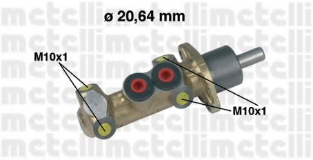 Главный тормозной цилиндр METELLI 05-0044