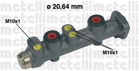 Главный тормозной цилиндр METELLI 05-0066